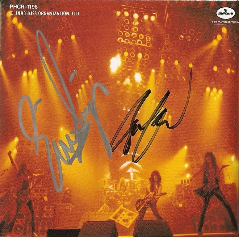 Alive 3 Cover signed by Bruce an