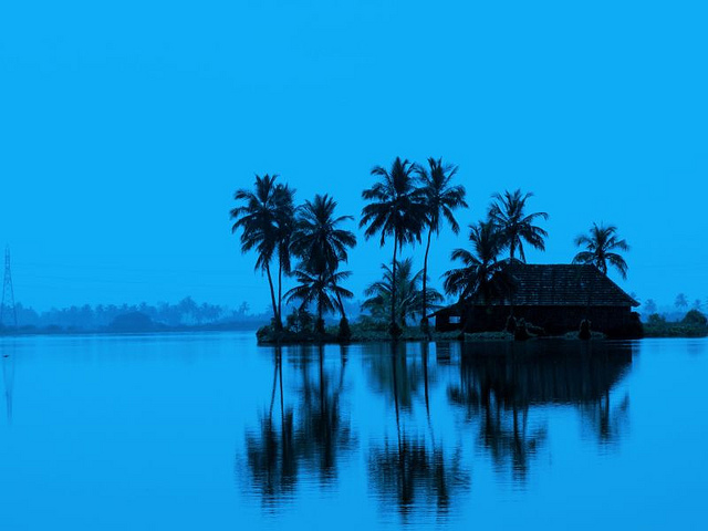 Beautiful Island Home in Kerala.