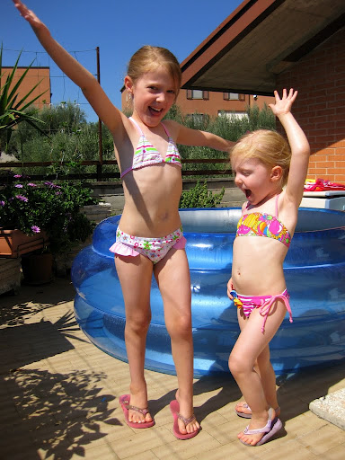 New swimsuits - thanks, Maria!.J