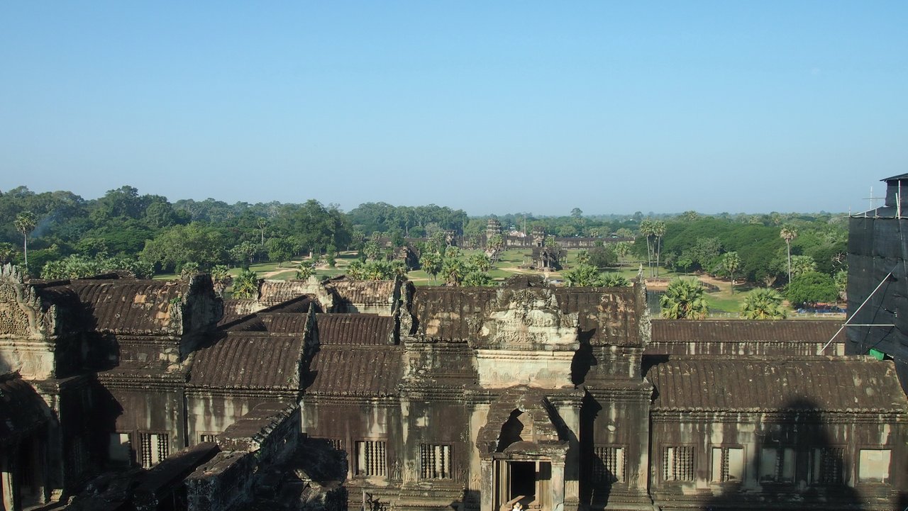 виды с верхнего храма Ангкор-Ват