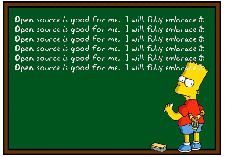 Bart-Simpson-open-source-is-good