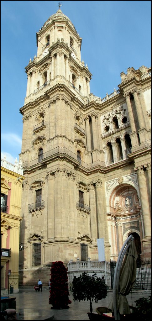 Malaga 3406-07 Pano Catedral de