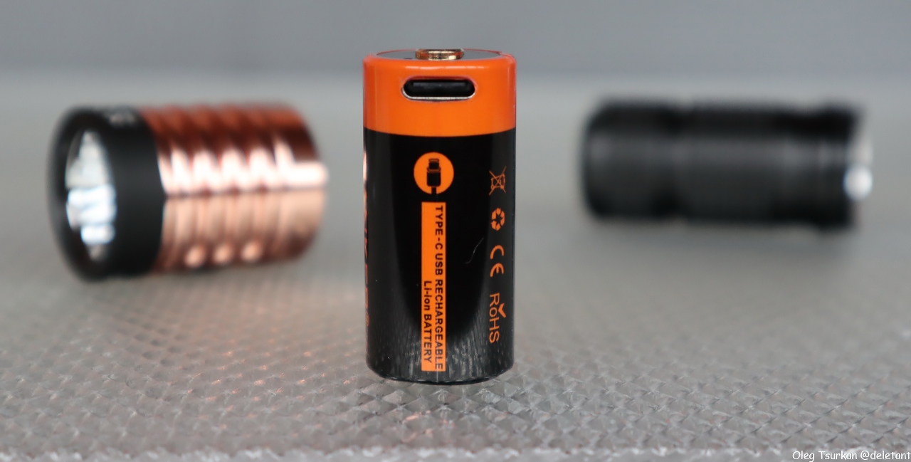 RECHARGEABE 18350 Lition BATTERY