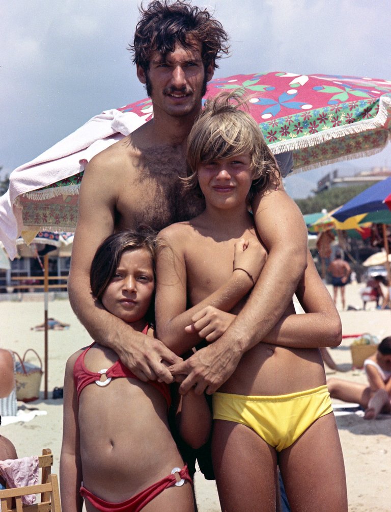Me and some Bimbi di Gaeta 1974