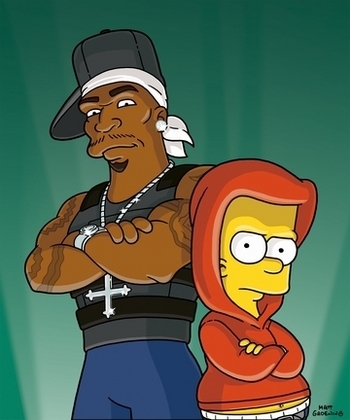 Kanye-and-Bart-Simpson-50-cent-2