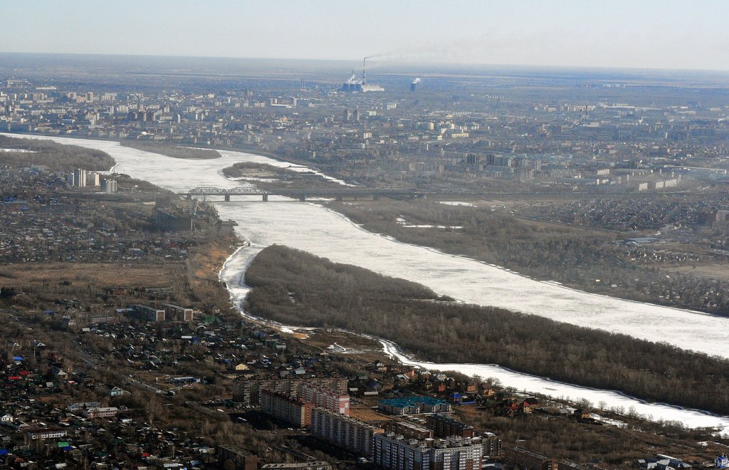 Омск левый берег