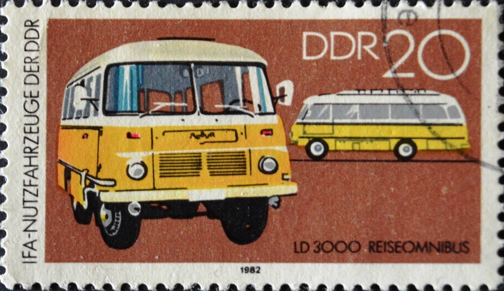 ГДР 1982 20с. (IFA-Коммерческие автомобили ГДР) LD3000 Автобус.j