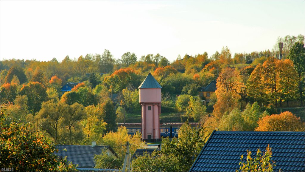 Водонапорная башня в Олехновичах