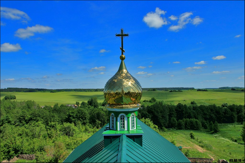 Лоск. Вид с церковной колокольни